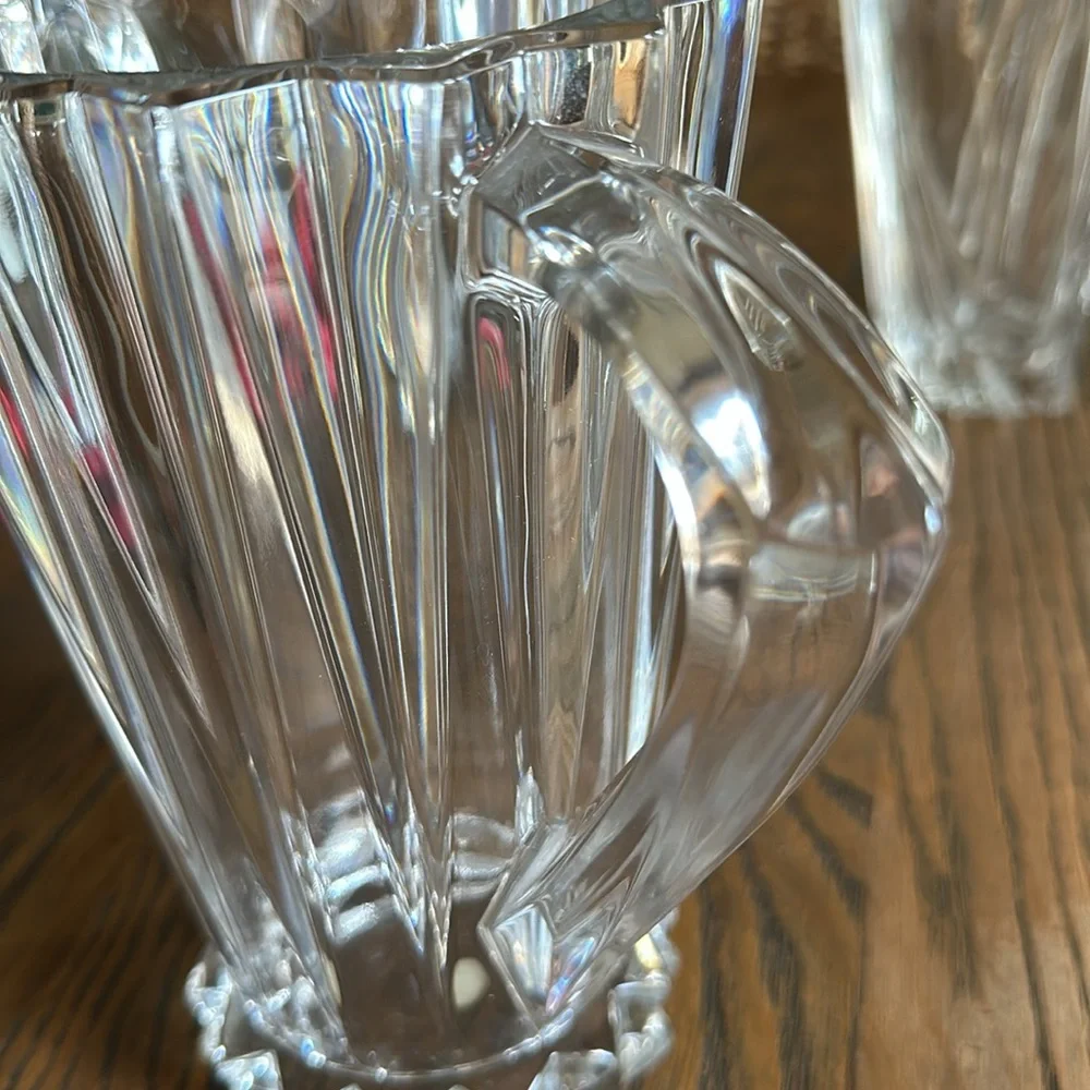 Rosenthal Blossom Art Deco Lead Crystal Pitcher Early 20th century